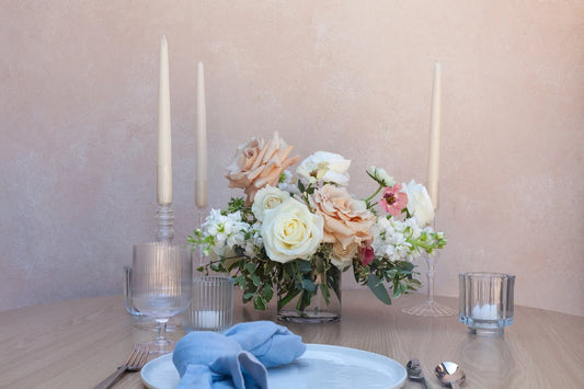Clear Glass Centerpiece