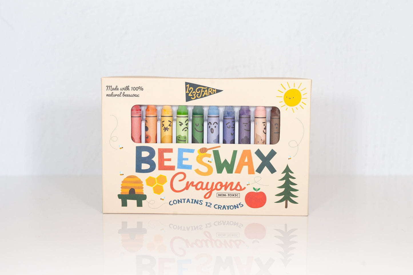 123 Farms Beeswax Crayons