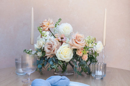 Clear Glass Centerpiece