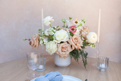White Ceramic Centerpiece