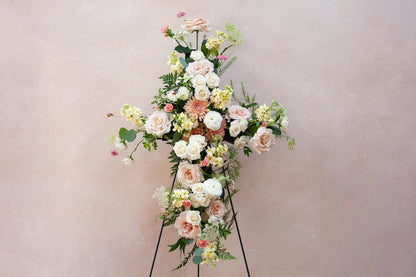Fresh Floral Cross