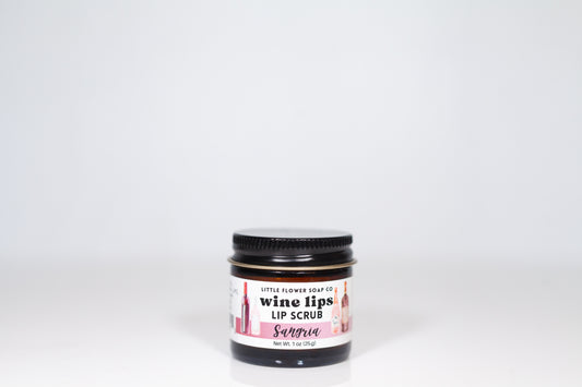 Little Flower Soap Co Lip Scrub: Wine Lips Lip Scrub - Sangria
